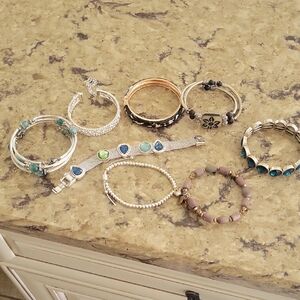 Elegant Silver and Gold Bracelet Set One Is ALEX AND ANI